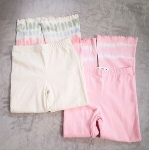 Girls Cotton On Kids Tie Dye Francine Flare Pant 7  2 Pair